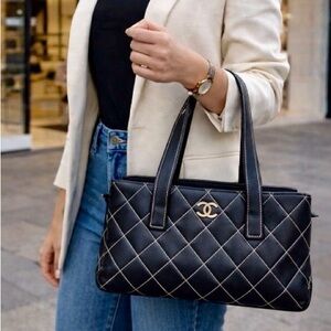 Chanel Wild Stitch Top Handle Bag